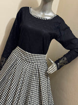 Top and skirt
