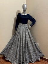 Top and skirt