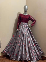 Top and skirt