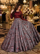 Top and skirt