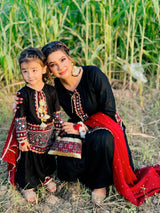 Mother daughter same Dress